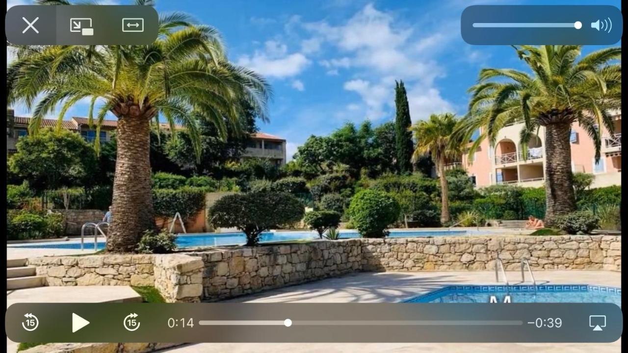 2P Terrasse Vue Piscine Et Jardin Tropical La Croix Valmer Kültér fotó